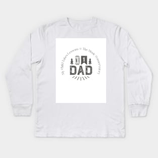 Number 1 Dad Kids Long Sleeve T-Shirt